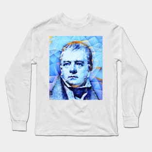 Walter Scott Portrait | Walter Scott Artwork | Walter scott Painting 10 Long Sleeve T-Shirt